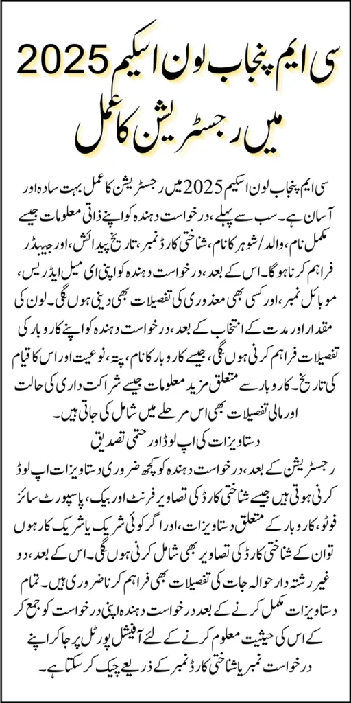 CM Punjab Loan Schemes 2025 For 30 Million With 0% Interest Know Process And Qualifications